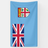 Fijische vlag (Fiji) Spandoek (Verticaal)