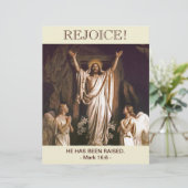 Fijn. Aangepast paaskerkbulletin (Staand voorkant)