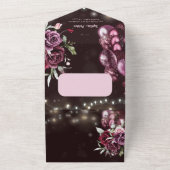 Fijn als wijn 40e verjaardag RSVP QR code All In One Uitnodiging (Buitenkant)