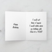 FIJN DAT IK MIJN VERJAARDAG DEEL MET "JIJ!" KAART (Binnen)