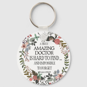 Fijn dokter bedankt dat je je cadeautje geeft sleutelhanger