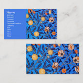 Fijn Fruit  William Morris Pattern Visitekaartje (Voorkant / Achterkant)