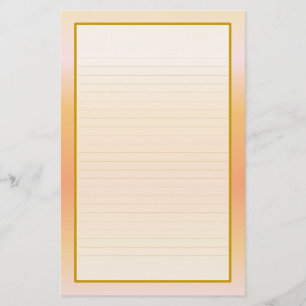 fijn gevoerd perzikbriefpapier briefpapier