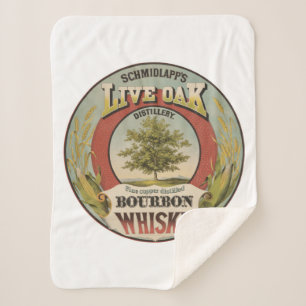 Fijn koper gedistilleerde Bourbon whisky. Sherpa Deken