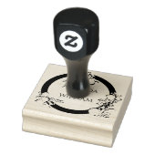 Fijn opgebloeide bruiloft 	rubberstempel (Stempel)