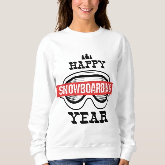 Fijn snowboardjaar! trui (Voorkant)
