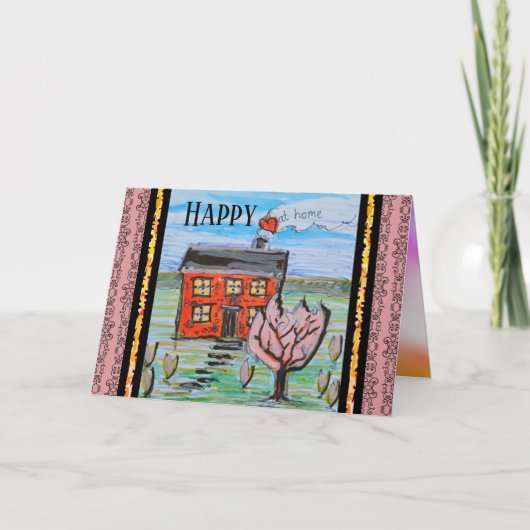 Fijn thuis Leuke huis Aankondiging (Voorkant)