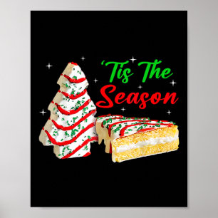 Fijn Tis Het Seizoen Kerstboom Cakes Debbie Poster