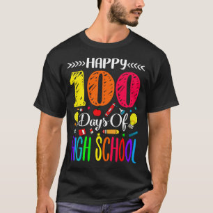 Fijne 100 dagen hogeschool-appelpotloodbrigade t-shirt