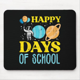 Fijne 100 dagen school Astronaut Planets 100th D Muismat