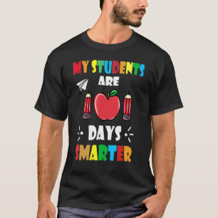 Fijne 100 dagen school mijn studenten zijn 101 dag t-shirt