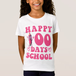 Fijne 100 dagen school t-shirt