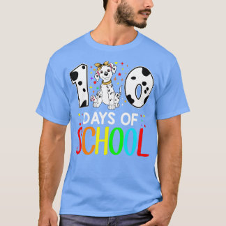 Fijne 100 dagen van de Dalmatische schoolstudent o T-shirt
