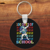 Fijne 100 dagen van de Kinderen van de school die  Sleutelhanger (Voorkant)