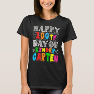 Fijne 100e dag van de kindertuin voor peuters Scho T-shirt