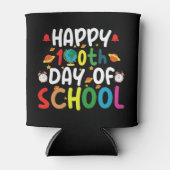 Fijne 100e dag van de leerling van de school blikjeskoeler (Voorkant)