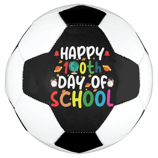 Fijne 100e dag van de leerling van de school voetbal (Voorkant)