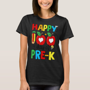 Fijne 100e dag van de predikleraar 100 dagen Schoo T-shirt