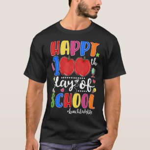 Fijne 100e dag van de rode Pset Apple Lunch La T-shirt