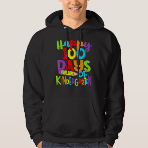 Fijne 100e dag van de schoolkleuterschool hoodie