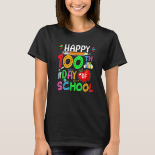 Fijne 100e dag van de schoolleraar Kinder slimmera T-shirt