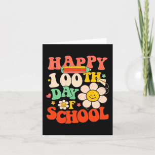 Fijne 100e dag van de schoolleraar Kinderen 100 da Kaart