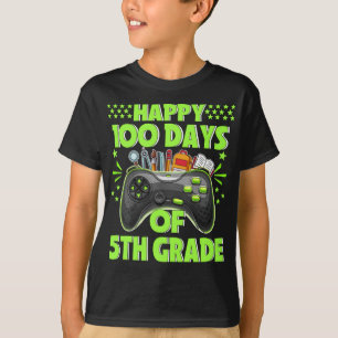 Fijne 100e dag van de vijfde klas voor de leraar i t-shirt