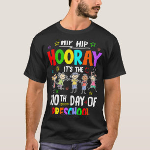 Fijne 100e dag van de voorschoolse schoollerarenst t-shirt
