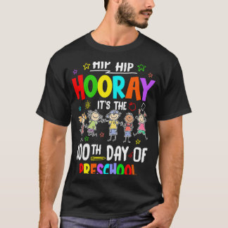 Fijne 100e dag van de voorschoolse schoollerarenst t-shirt