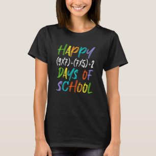 Fijne 100e dag van de Wiskunde van de school Formu T-shirt