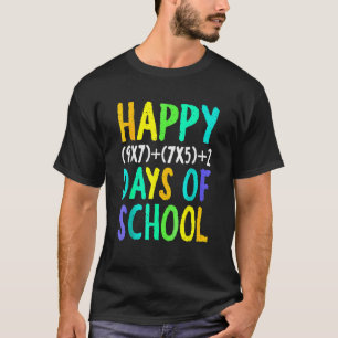 Fijne 100e dag van de Wiskunde van de school Formu T-shirt