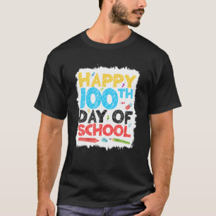 Fijne 100e dag van schoolgeld voor lerarenstudente t-shirt