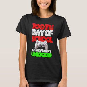 Fijne 100e schooldag bereikte een niet-vergrendeld t-shirt