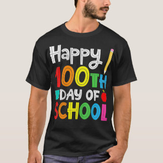 Fijne 100ste dag schoolleraar cadeau voor studente t-shirt