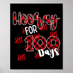 Fijne 100ste dag schoolvakantie voor 100 dagen poster