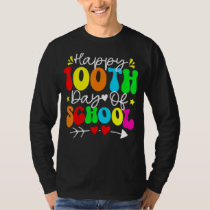 Fijne 100ste dag van de schoolleraar Kinderen Happ T-shirt