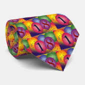 Fijne 18de verjaardag! stropdas (Opgerold)