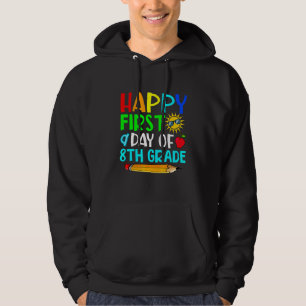 Fijne 1e schooldag achtste klas terug naar school hoodie