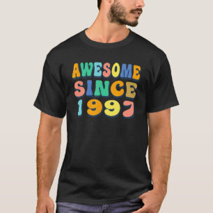 Fijne 25ste verjaardag 25 jaar oud Geweldige sinds T-shirt