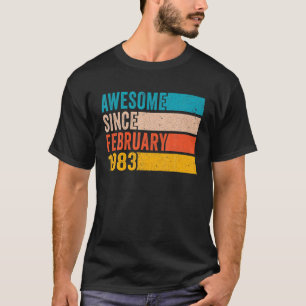 Fijne 39e verjaardag 39 jaar oud Geweldige sinds f T-shirt