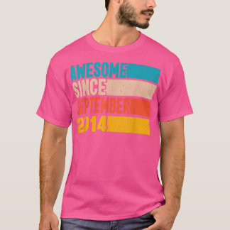 Fijne 8de verjaardag 8 jaar oud Geweldige sinds sl T-shirt