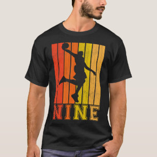 Fijne 9de verjaardag Decoraties voor jongens Baske T-shirt