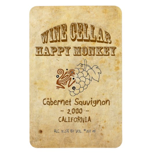 Fijne apen Premium Magnet! Magneet (Verticaal)