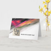 Fijne Artsen Dag.  Wenskaarten Kaart (Gele Bloem)