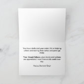 Fijne Artsendag Bloemen Kaart (Binnen)