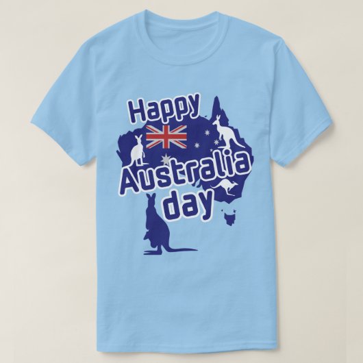 Fijne Australia Day T-shirt (Design voorkant)