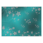 Fijne Aziatische bloemen Tafelkleed (Voorkant (Horizontaal))