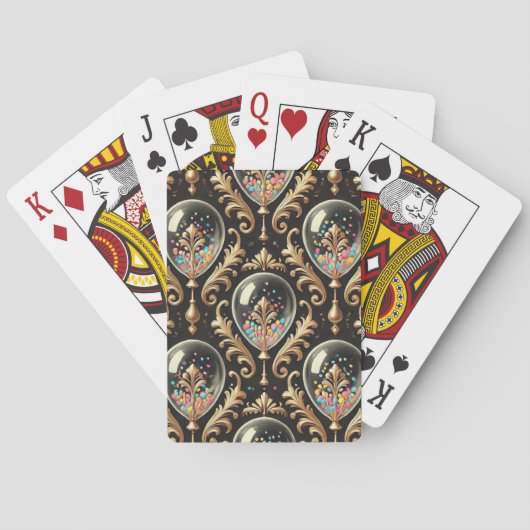 Fijne Ballonnen Pokerkaarten (Achterkant)