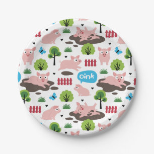 Fijne biggen in het Bord van het modderpapier