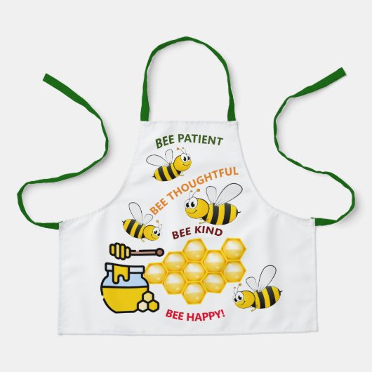 Fijne bijen en Kinderen van honing Schort (Voorkant)